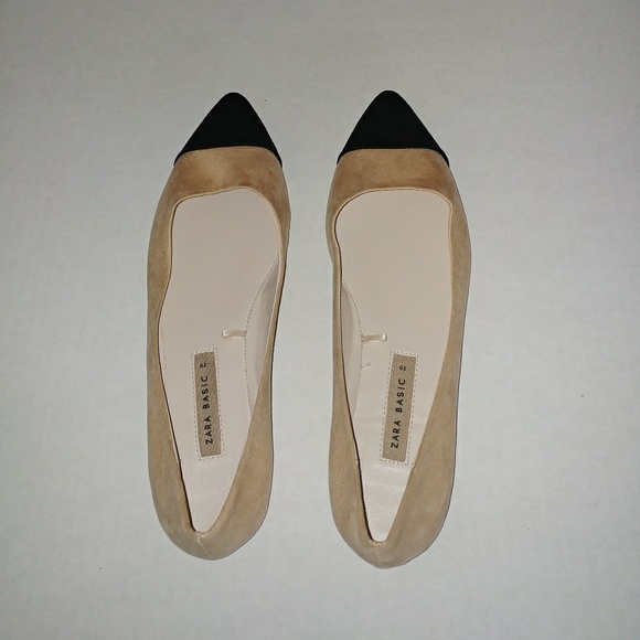 Zara Shoes - ZARA Basic Two Tone Flats